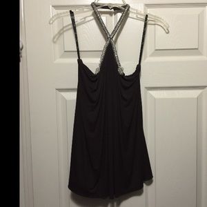 Sky top brown halter size M