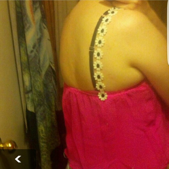 pink backless chiffon tank - Picture 2 of 2