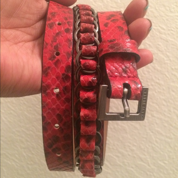 Herve Leger Accessories - Herve Leger Snake Skin Belt