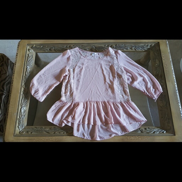 Charming Charlie Pink Large Top