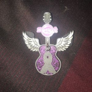 Hard Rock Breast Cancer Awareness Pin