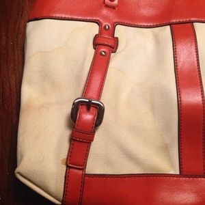 Purse with water mark