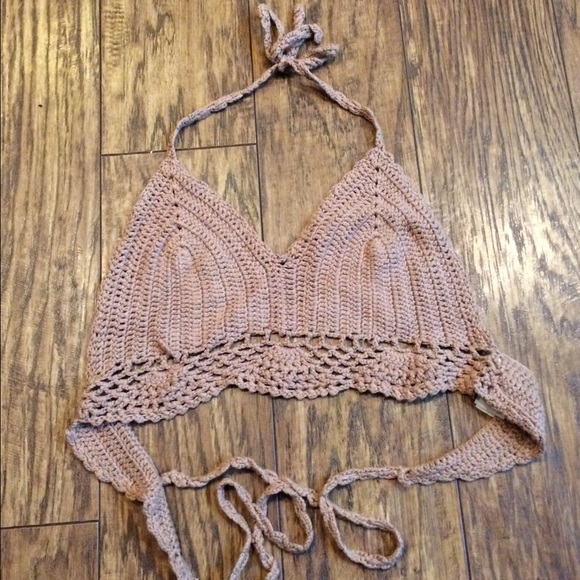 Crocheted bralette
