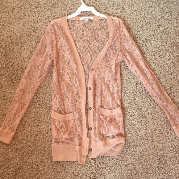 F21 Lace Cardigan