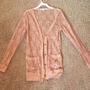 F21 Lace Cardigan