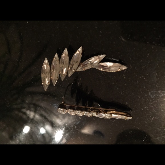 Dressy crystal earrings