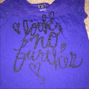 "look no further" lacey dress shirt