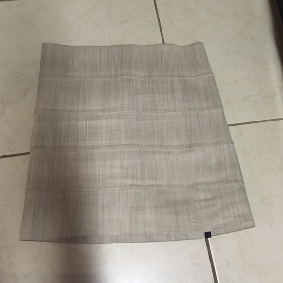Pleasure doing Business Bandange Skirt, Cream Sz S