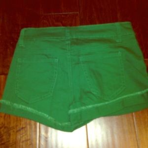 Green adorable shorts