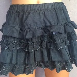 Blue skirt