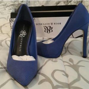 Royal blue heels