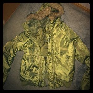 Wet seal green jacket