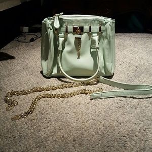 TEAL ALDO HANDBAG/CROSSBODY