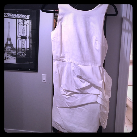 White glam dress
