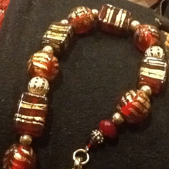 Red/Gold Bracelet - Picture 3 of 3