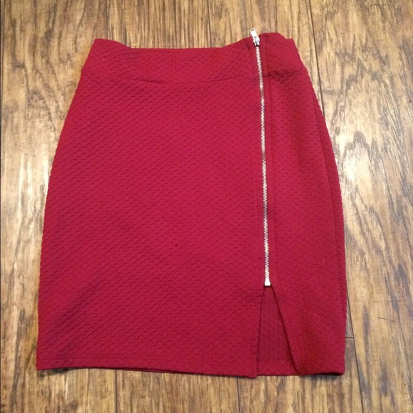 Burgundy Skirt