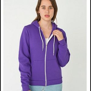 American Apparel Purple Unisex Hoodie!