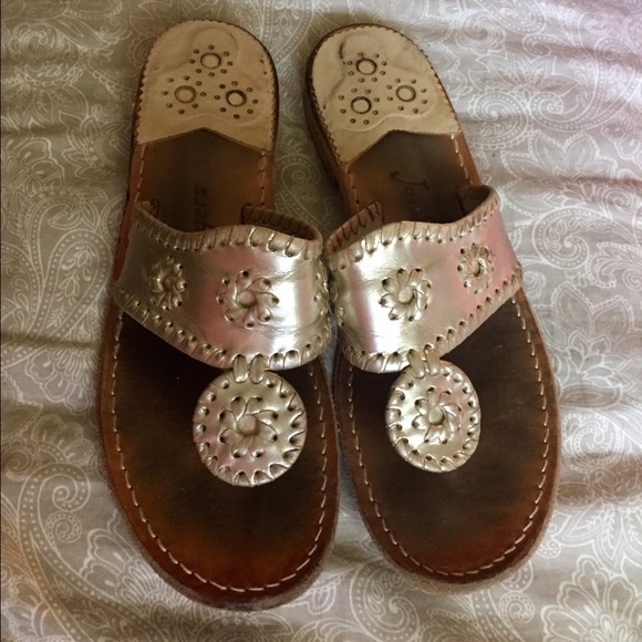 SOLD! Platinum Jack Rogers! Plenty of life left!