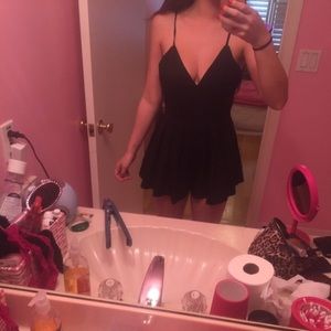 Black lf romper