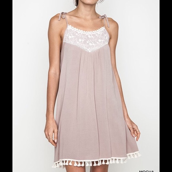 One left 🍃Bohemia Mocha Sundress NEW - Picture 2 of 4
