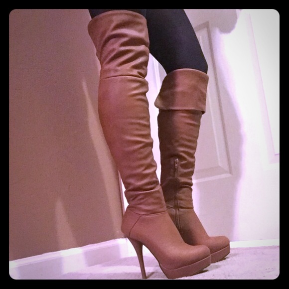 Over the knee boots.