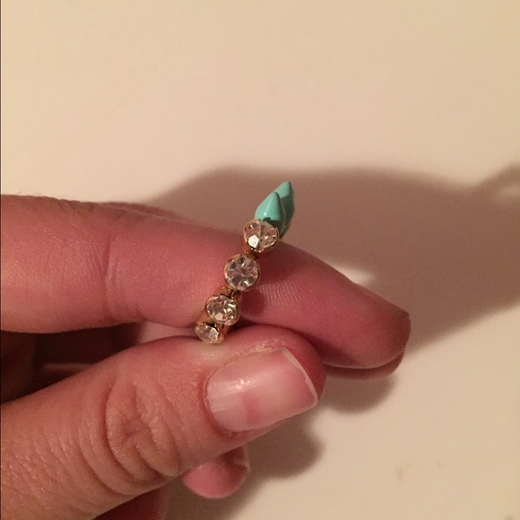 Spiked Turquoise Ring - Picture 3 of 3