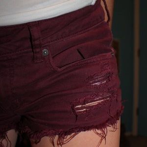 Distressed AE Shorts