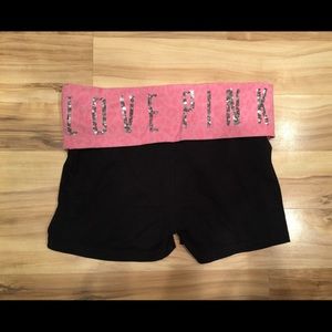 Vs PINK yoga shorts