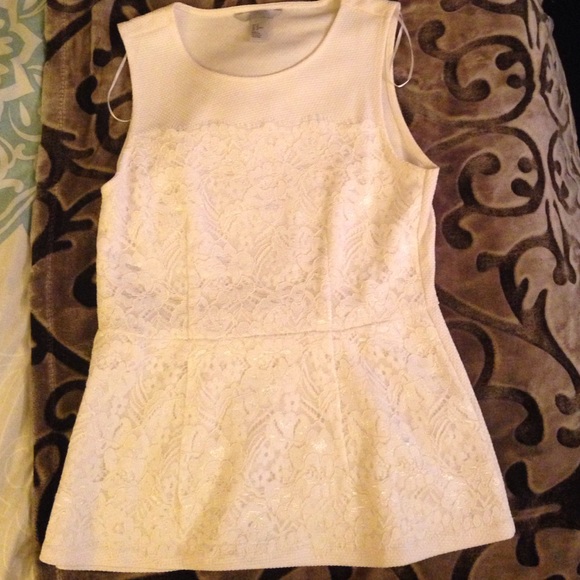 Brand new H&M off white, tank tunic - Picture 1 of 3