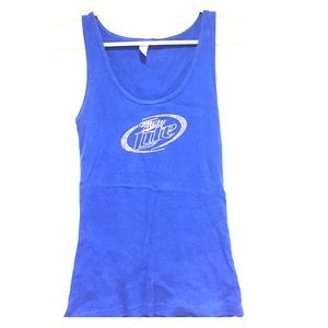 Miller Light sparkle tank