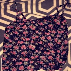 floral crop top