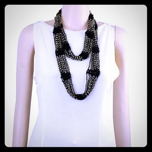 BNWOT Beaded Infinity Scarf