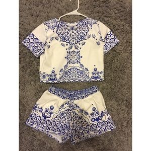 Two piece tribal outfit!