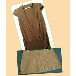 **SOLD in Bundle**NWOT skirt w/matching shirt!