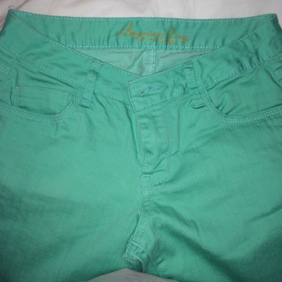 Turquoise Jeans - Picture 2 of 4