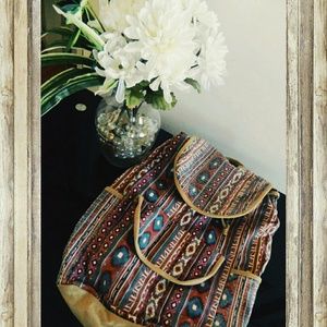 use tribal print backpack