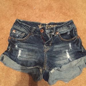High waisted shorts