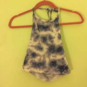TIE DYE halter crop top