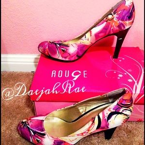 Liz Claiborne Floral Heel