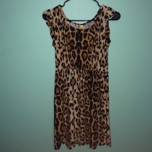 Leopard mini dress
