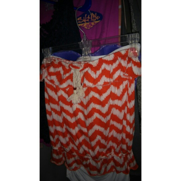 Orange tube top - Picture 3 of 4