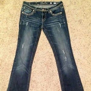 👖Miss Me Women's Boot Cut Jeans Size 27/4 Long👖