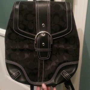 Black coach purse