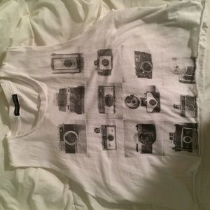 Brandy Melville Muscle Tank Vintage Cameras
