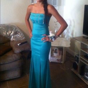 Baby Blue Prom Dress