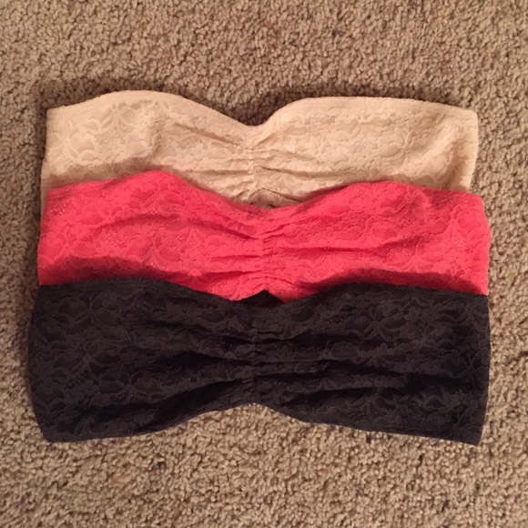 aerie Tops - Aerie Lace Bralettes (Set of 3)