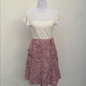 Pink skirt