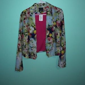 Floral blazer
