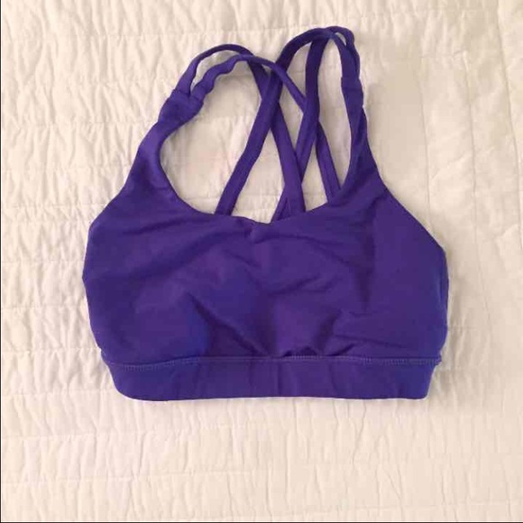 Lululemon blue sports bra