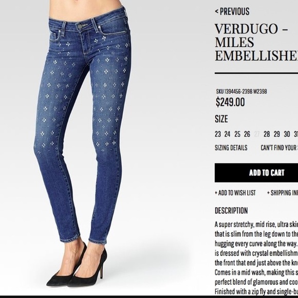 Paige Denim Skinny Jeans